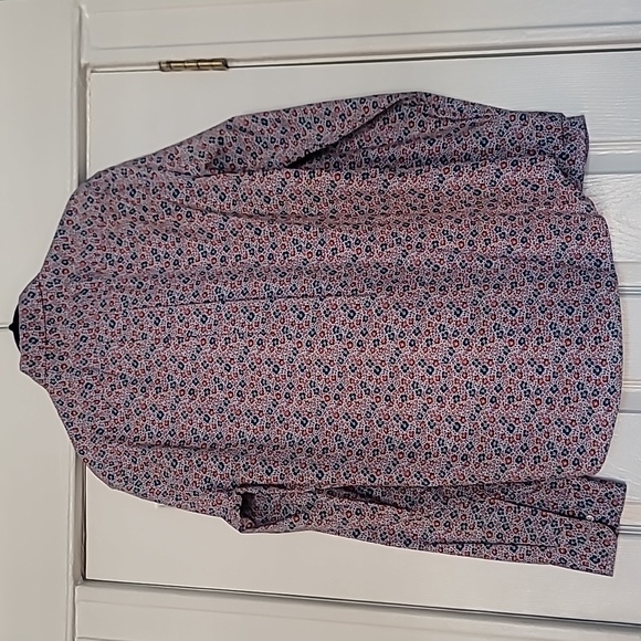 J Crew floral longsleeve - Picture 3 of 5